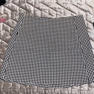 Urban outfitter gingham mini skirt